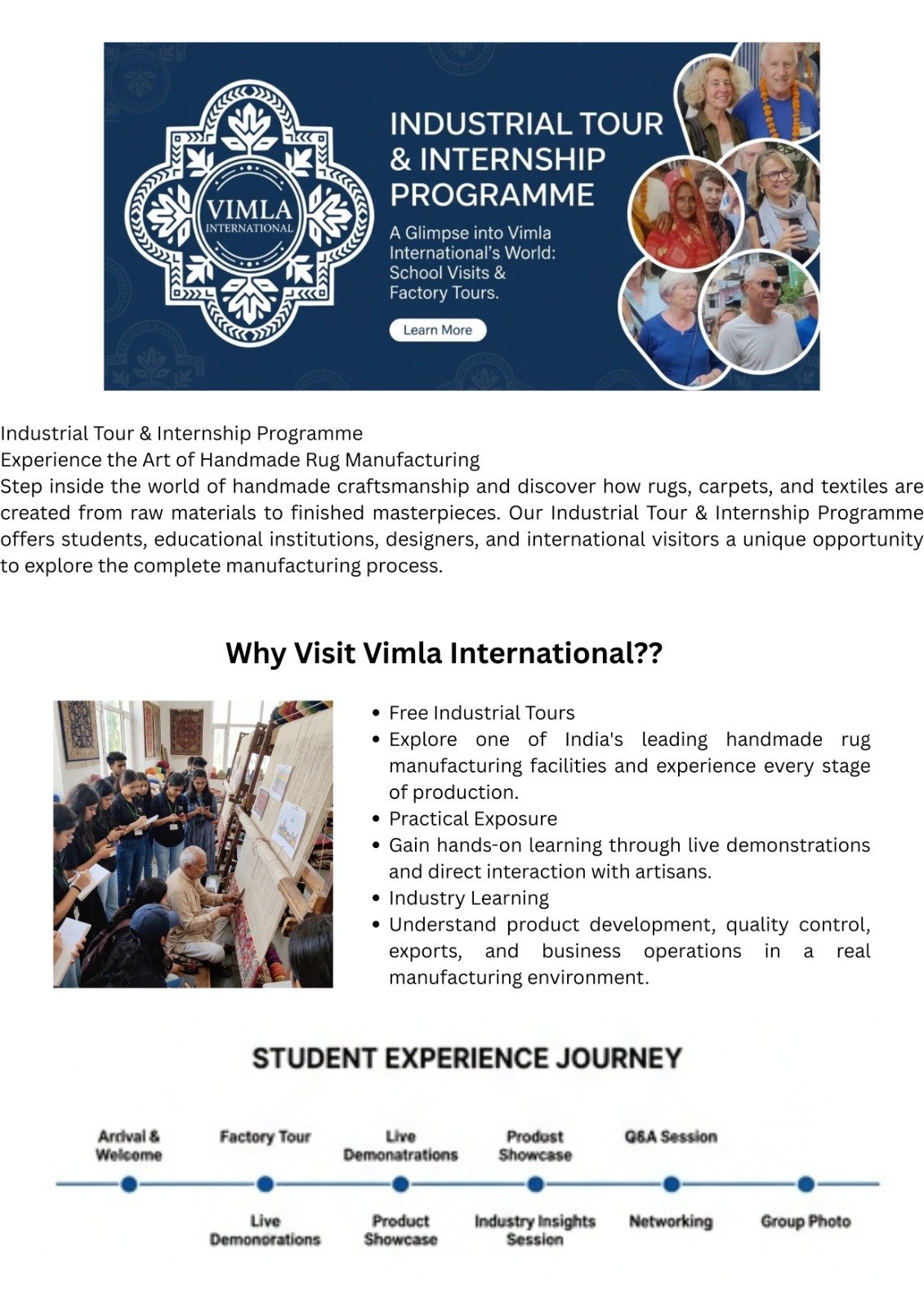 Vimla International client visit