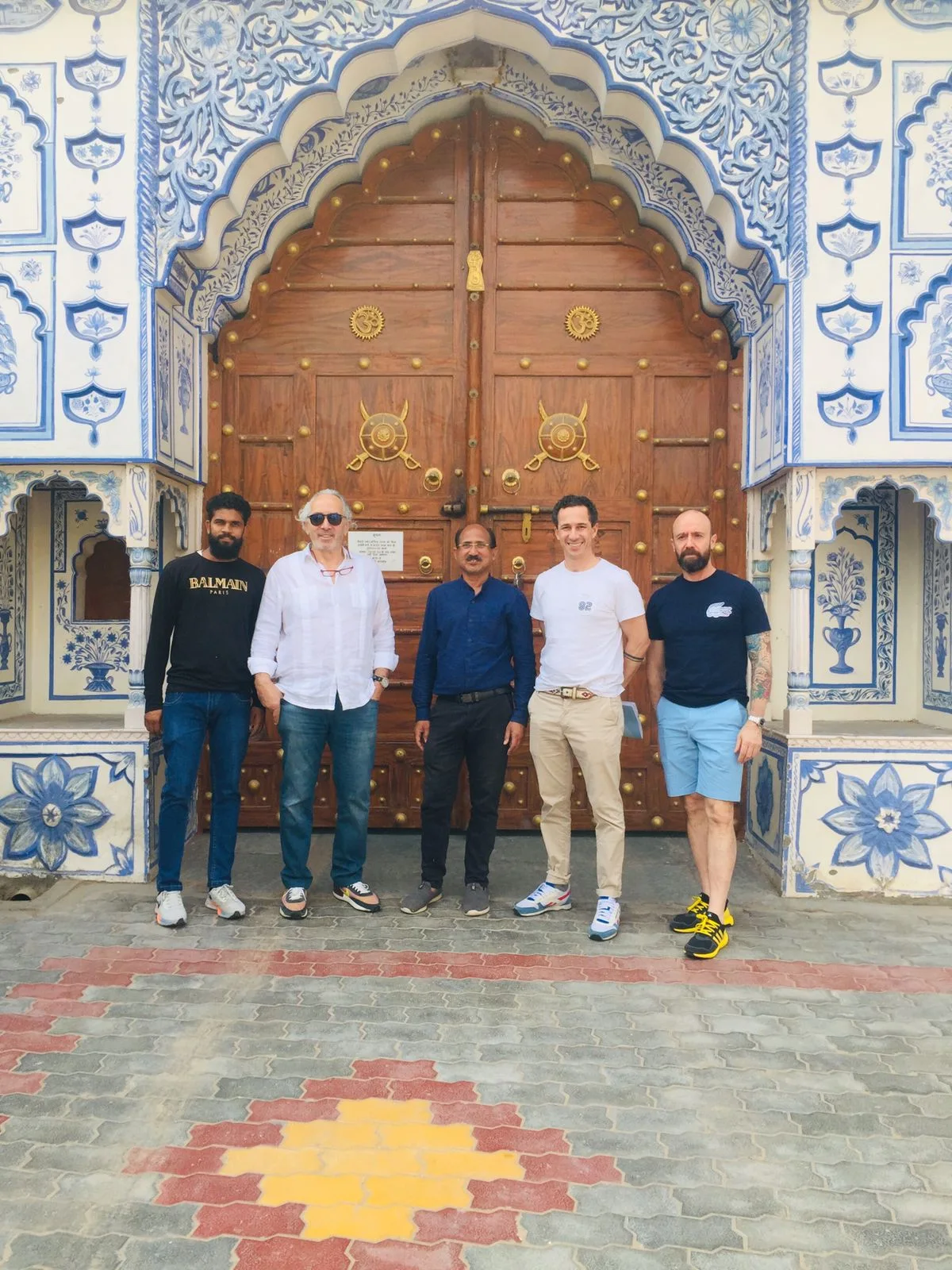 International guests at the Vimla International workshop entrance
