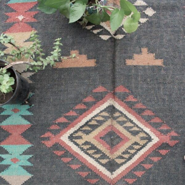 black kilim rug