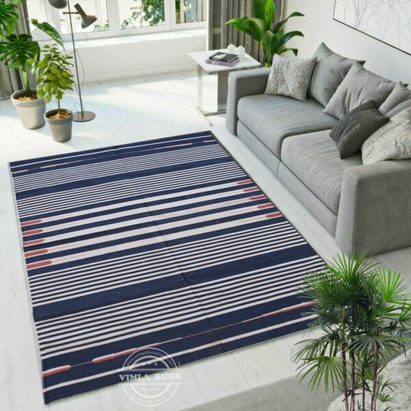 striped pattern rug