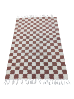 modern checkered rug