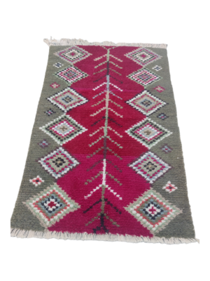 abstract wool rug