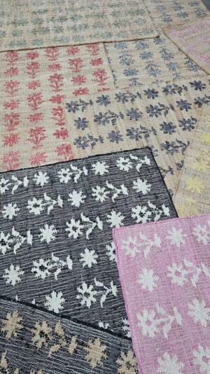 floral jute rug