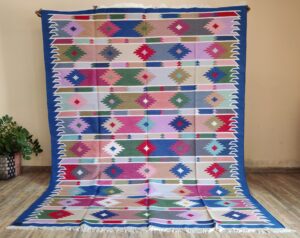 large colourful rug
