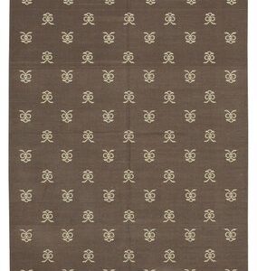 dark brown rug