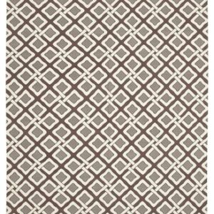 brown checkerboard rug