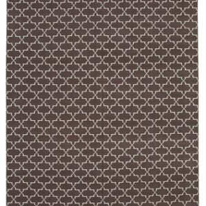 modern brown rug