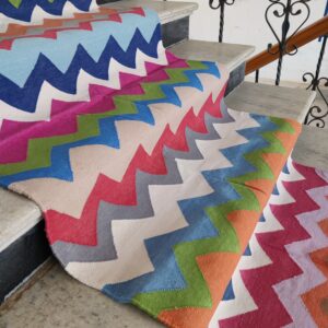 colorful aztec rug