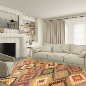 colorful area rugs for living room