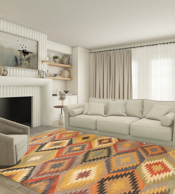 colorful area rugs for living room