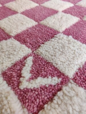 White and Purple Rug