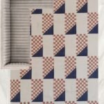 Modern Abstract Cotton Area Rug for Living Room, Bedroom and Office, Handmade Cotton Area Rug for Modern Home Décor view 7