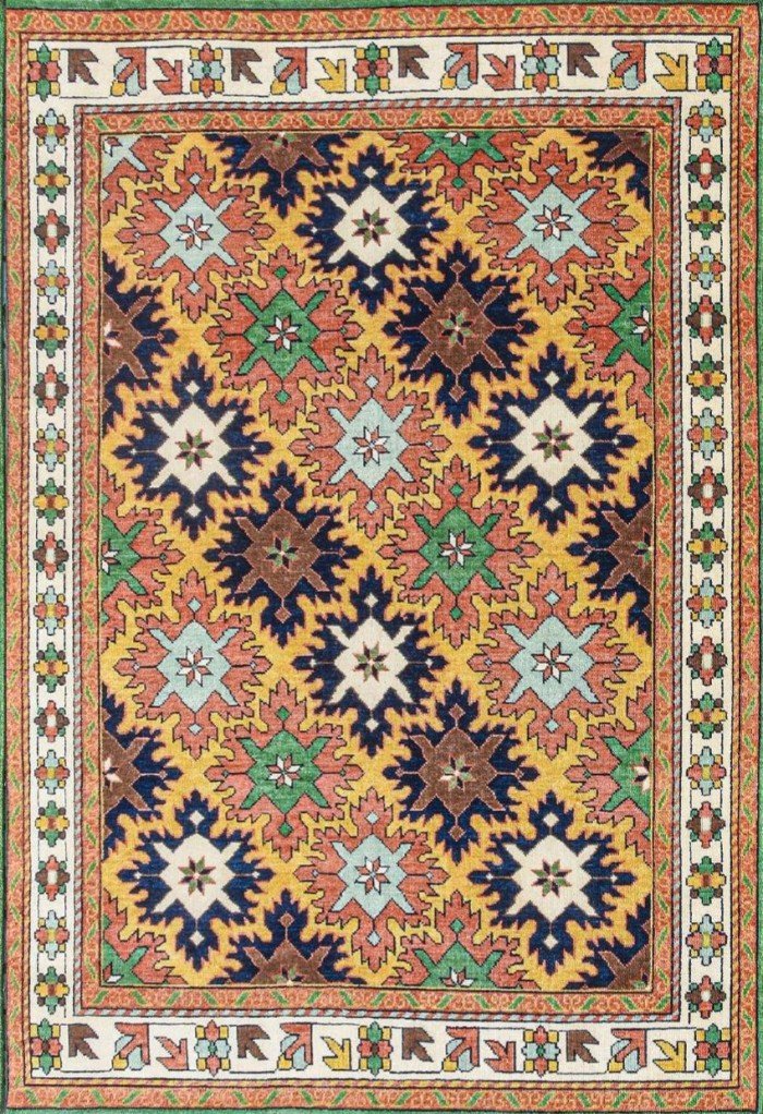 Vintage Turkish Wool Oushak Carpet, Traditional Turkish Oushak Area Rug for Living Room & Bedroom