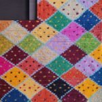 Handmade Moroccan Wool Rug – Multicolor Diamond Pattern Boho Area Rug, Custom Size Available view 7