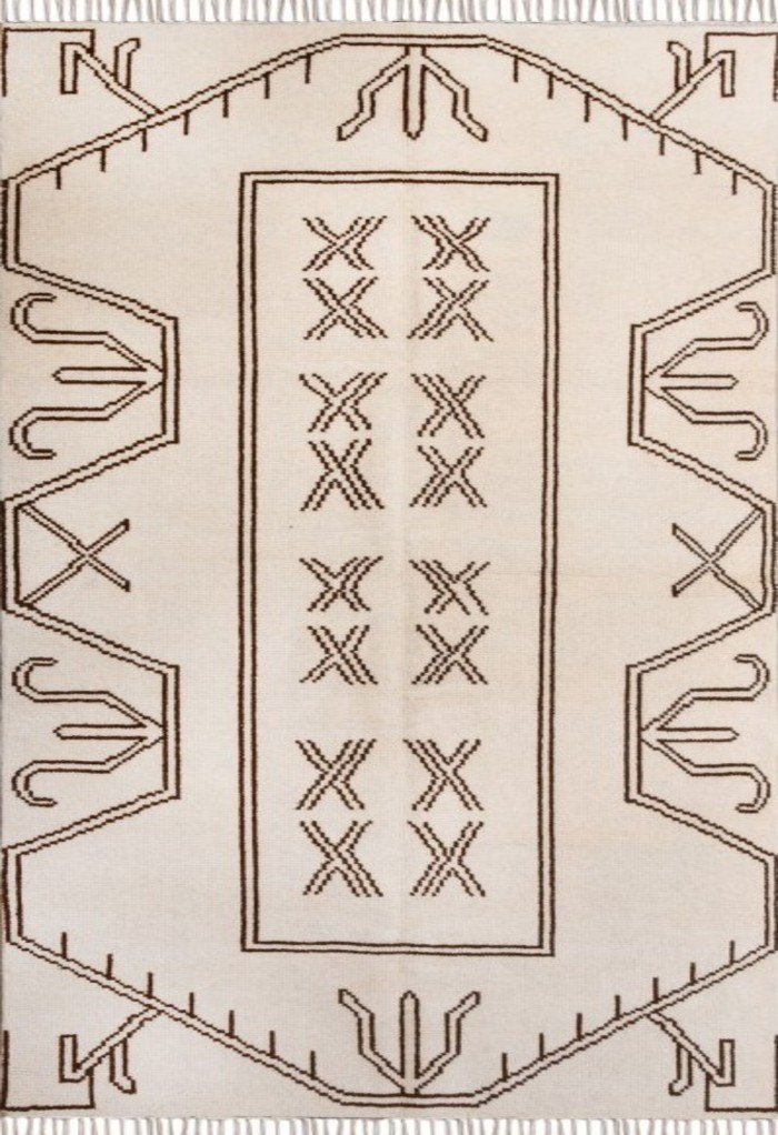 Boho Moroccan Wool Rug – Handmade Living Room & Bedroom Area Rug, Handmade Berber Area Carpet
