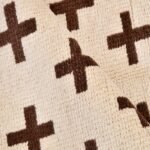 Handmade Moroccan Wool Area Rug – Ivory Brown Geometric Living Room Carpet, Bedroom Rug, Custom Size Rug view 7