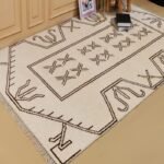 Boho Moroccan Wool Rug – Handmade Living Room & Bedroom Area Rug, Handmade Berber Area Carpet view 9
