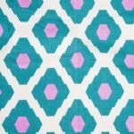Handwoven Colorful Cotton Flat Weave Rug, Boho Trellis Rug for Living Room Bedroom Kids Room view 6