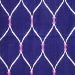 Handmade Cotton Flat Weave Rug, Navy & White Dhurrie Area Rug, Modern Boho Carpet, Rug for Living Space Decor view 5