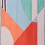 Hand Tufted Wool Area Rug with Living Room & Bedroom Carpet, Luxury Modern Wool Rug for Cozy Bedrooms view 6