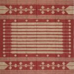 Handwoven Wool Jute Area Rug with Southwestern Tribal Pattern, Living Room & Bedroom Rug view 1