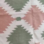 Eco-Friendly Handmade Cotton Rug – Flatweave Kilim for Living Room or Bedroom, Geometric Design – Easy to Clean Indoor Runner view 7
