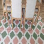 Eco-Friendly Handmade Cotton Rug – Flatweave Kilim for Living Room or Bedroom, Geometric Design – Easy to Clean Indoor Runner view 4