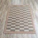 Hand Tufted Wool Striped Area Rug – Modern Neutral Living Room Carpet, Luxury Bedroom Wool Carpet view 9