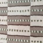 Hand Tufted Wool Striped Area Rug – Modern Neutral Living Room Carpet, Luxury Bedroom Wool Carpet view 7