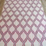 Handwoven Cotton Flatweave Area Rug for Living Room, Natural Fiber Cotton Area Rug view 6