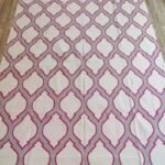 Handwoven Cotton Flatweave Area Rug for Living Room, Natural Fiber Cotton Area Rug view 8