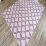 Handwoven Cotton Flatweave Area Rug for Living Room, Natural Fiber Cotton Area Rug view 7