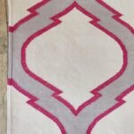 Handwoven Cotton Flatweave Area Rug for Living Room, Natural Fiber Cotton Area Rug view 4