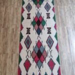 Moroccan Diamond Pattern Wool Area Rug view 8