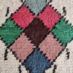 Moroccan Diamond Pattern Wool Area Rug view 6