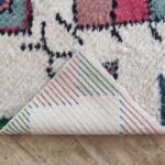 Moroccan Diamond Pattern Wool Area Rug view 4