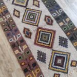 Handmade Moroccan Wool Area Rug, Azilal Style Tribal Diamond Carpet for Living Room & Bedroom view 4
