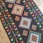 Modern Moroccan Wool Area Rug, Handwoven Moroccan Wool Rug for Living Room & Bedroom view 8