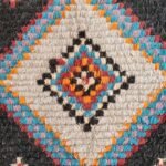 Modern Moroccan Wool Area Rug, Handwoven Moroccan Wool Rug for Living Room & Bedroom view 5