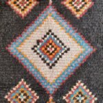 Modern Moroccan Wool Area Rug, Handwoven Moroccan Wool Rug for Living Room & Bedroom view 4