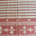 Handwoven Wool Jute Area Rug with Southwestern Tribal Pattern, Living Room & Bedroom Rug view 6
