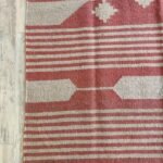 Handwoven Wool Jute Area Rug with Southwestern Tribal Pattern, Living Room & Bedroom Rug view 5