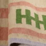 Cotton Wool Rug with Geometric Border – Cozy Bedroom Area Rug, Wool Area Rug for Living Room view 2