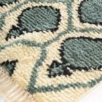 Handmade Moroccan Berber Wool Rug, Geometric Shaggy Area Rug, Large Area Rug for Cozy Bedroom Decor view 5