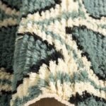 Handmade Moroccan Berber Wool Rug, Geometric Shaggy Area Rug, Large Area Rug for Cozy Bedroom Decor view 2