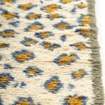 5×7 Leopard Print Moroccan Wool Rug – Hand-Knotted Spotted Rectangle Area Carpet view 4