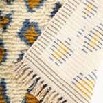 5×7 Leopard Print Moroccan Wool Rug – Hand-Knotted Spotted Rectangle Area Carpet view 3