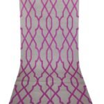 Neutral Beige and Pink Moroccan Geometric Wool Area Rug for Living Room, Cotton Wool Blend Rug for Girls Room view 7