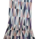 Handwoven Triangle Pattern Kilim Rug, 100% Wool Flatweave Area Rug, Contemporary Earth Tone Decor for Office & Lounge view 6