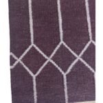 Modern Kilim Geometric Wool Flatweave Rug, Home And Living Room, Bedroom, Hallway Rug view 4